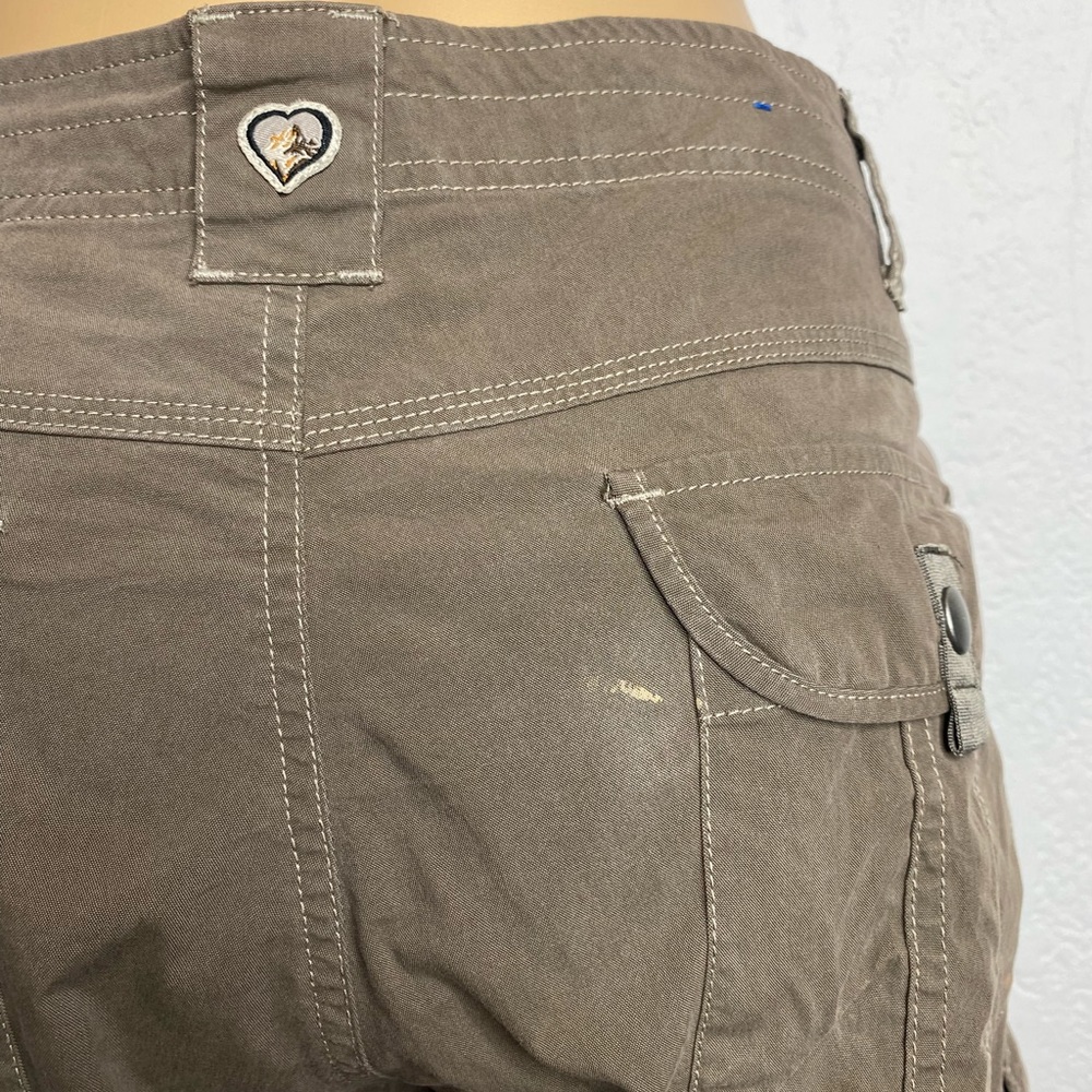 Kuhl Splash Vintage Patina Dye 11" Cargo Hiking Shorts Women’s Size 10 Gray - Picture 5 of 13